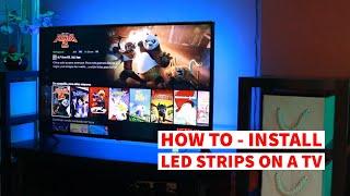 TV LED Strip Installation Guide| How to