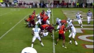 2009 Virginia Tech Hokies vs North Carolina Tarheels (ESPN Highlights)