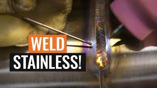 How to TIG Weld Stainless Steel - Tips, Tricks, Pulse, and Machine Setup!
