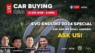 Weekly LIVE Car Buying Q&A | Evomalaysia.com (23/12/2024)