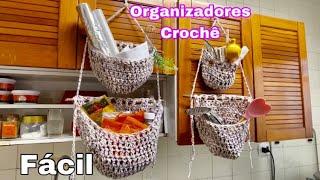 ORGANIZADORES DE CROCHÊ  #crochet #artesanato #crocheting