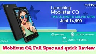 Mobiistar CQ mobile Full Spec and quick review |New Budget Mobile launch in under 5k| India Vietnam