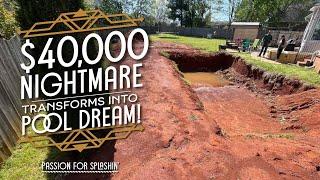 From Family's $40k Pool Nightmare To Dream Backyard!