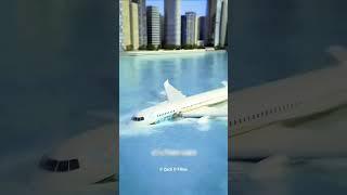 Part 40 Animation What happend if the plane land on water #shorts #facts #shortvideo