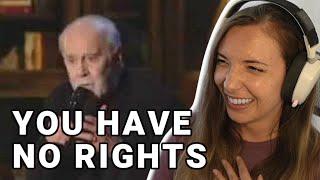 American Reacts to George Carlin's YOU HAVE NO RIGHTS