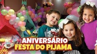 FESTA DO PIJAMA NO ANIVERSÁRIO DA @Manu.szlachta  FAMÍLIA LISA - BELLA LISA SHOW