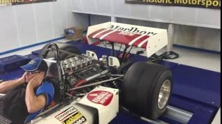 BRM P160E-10 with 3 litre V12 - final dyne run after 2 year rebuild. Ex Niki Lauda car.