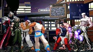 [KOF Mugen] Memorial | Omega Power Team vs Orochi Blood team [ 4vs4 ]