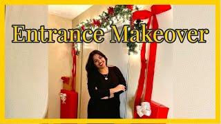 EXTREME Christmas Decoration Entrance Makeover | Pey Design