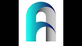 Letter A Logo design in illustrator |#illustratorshort #logodesign