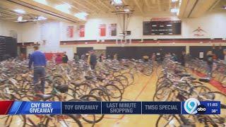 CNY Family Bike Giveaway held at Fowler High School