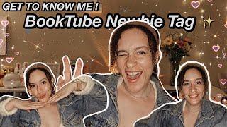 GET TO KNOW ME! Booktube NEWBIE Tag 2023 |  LIT MAJOR TURNED BOOKTUBER!| paperbackgirly ️