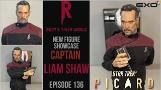 EXO-6: CAPTAIN LIAM SHAW (STAR TREK: PICARD SEASON 3): NEW FIGURE SHOWCASE (EP. 136) #exo6 #hottoys