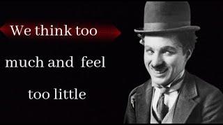 Charlie chaplin quotes in english (Must watch)| Life Triumph|inspirational optimist