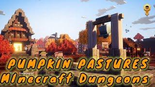 Oh My GOURDNESS It's AUTUMN Minecraft Dungeons ( Pumpkin Pastures )