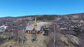 DJI Phantom 4 In Vågå Oppland Norway 80 Meter High In Air 4K 1 Mai 2017!