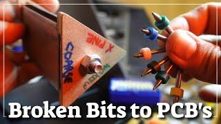 Use Broken Drill Bits to Make PCB's