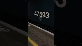 Class 47593(790) & 47828 at Birmingham New Street #train #railway