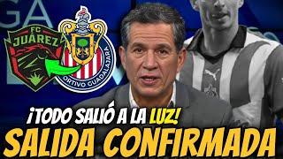 ¡ASOMBROSO!¡Otra salida CONFIRMADA! ¿Cuántos más se irán? NOTICIAS CHIVAS