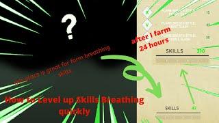 Ro Slayer - How to Level Up Skills Breathing Quickly