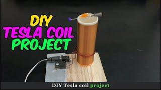 DIY Tesla Coil Circuit Electronics Project Simple & Easy