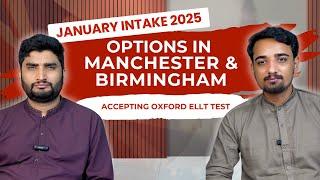 UNIVERSITIES ACCEPTING OXFORD TEST IN UK | JANUARY INTAKE 2025