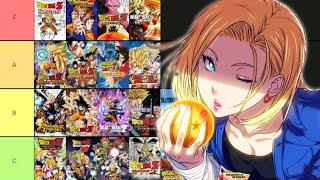 Ranking Dragon Ball Z Video Games (Tier Style!)