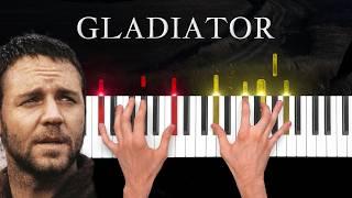 Gladiator - Now We Are Free - Piano Cover & Tutorial