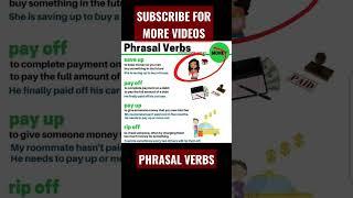 PHRASAL VERBS | GENERAL ENGLISH| #rkstudyinfo