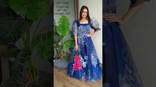 Latest Floral Organza Floral Frocks Designs 2023  floral print organza frock #fashion  #babyfrocks