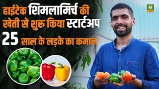 #Polyhouse में शिमलामिर्च की खेती का नया तरीका | Capsicum Farming से पाएं दोगुना मुनाफा |