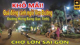 KHỔ MÃI! Tràn Lan Cảnh ngồi LỀ ĐƯỜNG Hồng Bàng (Lục Tĩnh) Quận 6 Sài Gòn