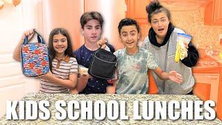 KIDS PACK THEIR OWN SCHOOL LUNCHES | NEW KIDS SCHOOL LUNCH IDEAS | A BUNCH OF LUNCHES for SCHOOL