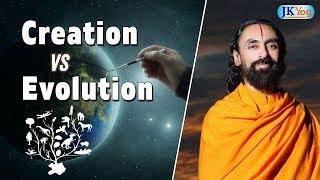 How does Hinduism Relate to Creation vs Evolution? |  Q/A with Swami Mukundananda | JKYog Retreat