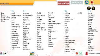 Vocabulary