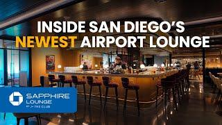 The Chase Sapphire Lounge at San Diego Airport is HUGE!