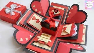 How to make Explosion box / DIY  Valentine's Day Explosion Box /Explosion Box Tutorial