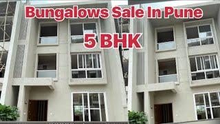 5 BHK Bungalows For Sale Pune, | New Bungalow | @punepropertys #bungalow #rowhouse #undri #pune