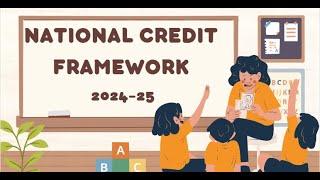 NATIONAL CREDIT FRAMEWORK