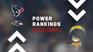 Divisional Round Power Rankings!