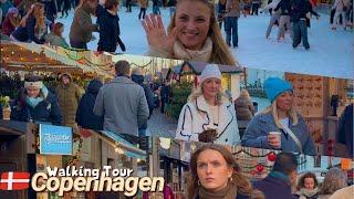 Busy Friday in Copenhagen Downtown Denmark4k Walking Tour | 20 December 2024