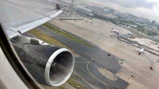 Air Canada Airbus A330-300 Rainy Roaring Engine View Takeoff from Toronto Pearson | YYZ-YUL