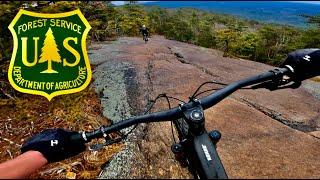 UNBELIEVABLE MOUNTAIN BIKE TRAILS!!! (PISGAH NATIONAL FOREST)