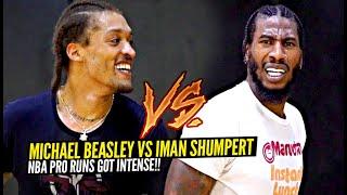 Michael Beasley & Iman Shumpert Go HEAD TO HEAD In NBA Private Runs & MANY BUCKETS WERE SERVED!