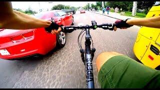 Crazy cycling in the city (LUTSK, Ukraine) GoPro HERO 4