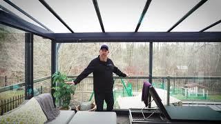 Ontario Sunroom Addition - Lumon Retractable and Sliding Glazing