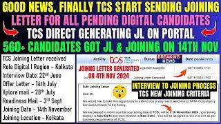 TCS DIGITAL JOINING LETTER OUT | DOJ ON 14 NOV | NEW JOINING CRITERIA | INTERVIEW TO JOINING PROCESS