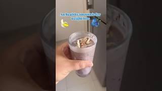 Banana blueberry smoothie #🫐 # #weightloss #recipe #healthy #fit #enjoying #life