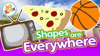 Shapes are Everywhere! | Kids Learning Song