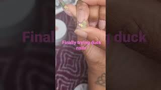 I think I have a new nail obsession! #ducknails #encapsulation #acrylicnails #nailtutorial